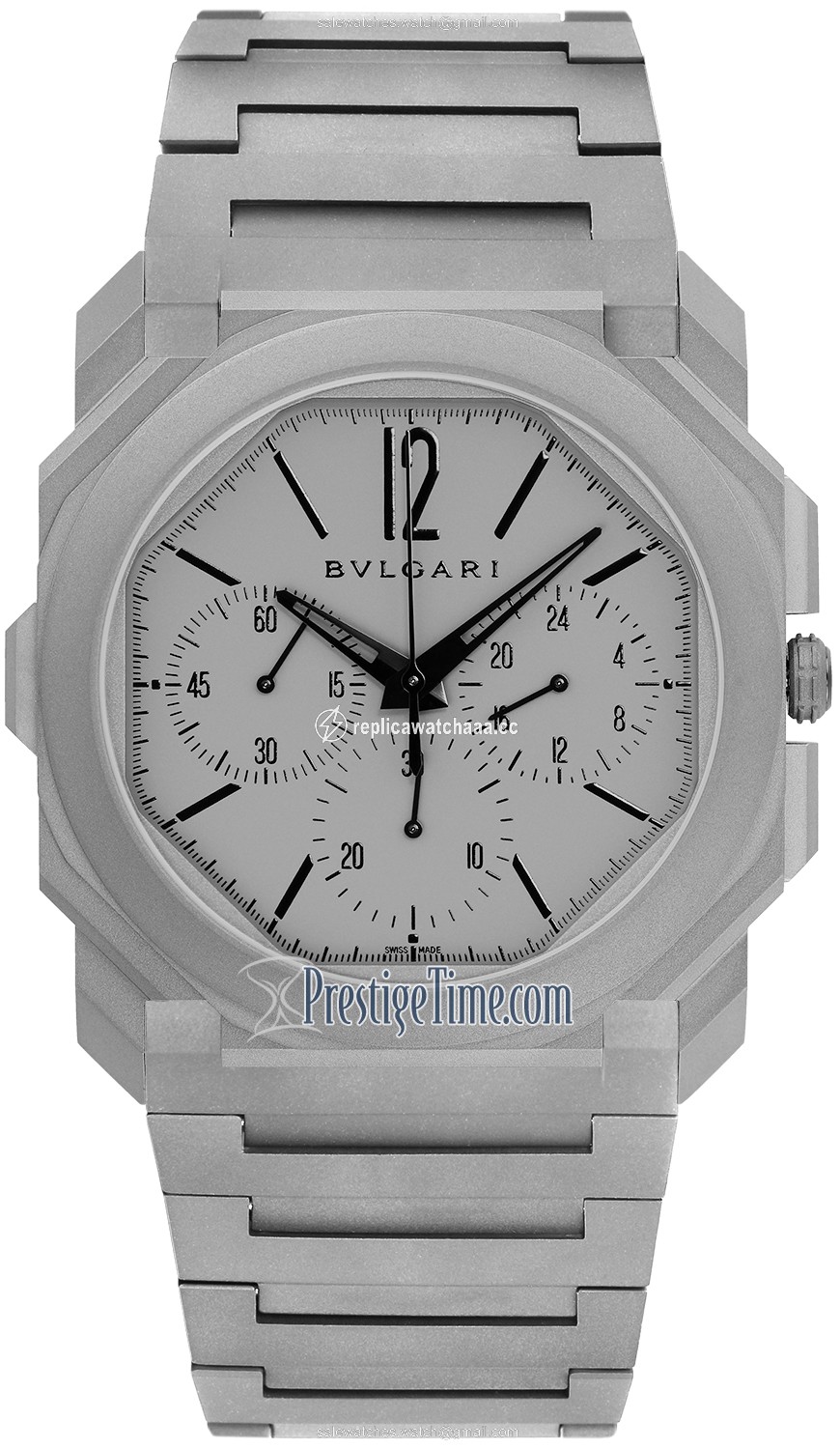 103068 Bulgari Octo Finissimo Chronograph GMT Automatic 42mm Mens Watch 103068 Bulgari Octo Finissimo Chronograph GMT Automatic 42mm Mens Watch